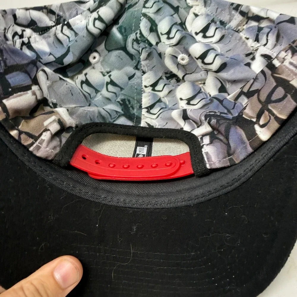 New Era Star Wars Stormtrooper 9FIFTY Snapback Hat First Order Black Grey OSFM